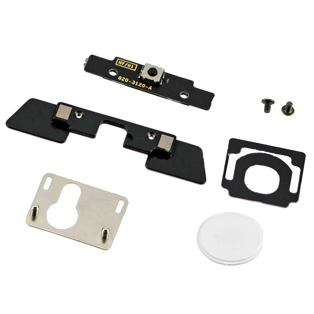 החלפה לערכת הרכבה של אייפד 3 דיגיטיזר עם כפתור לבן-לבן