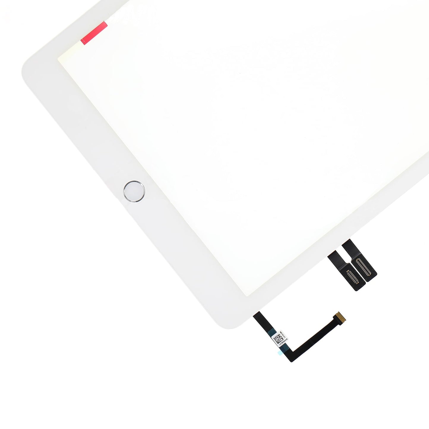 החלפה למכלול מסך מגע של אייפד 6 עם מכלול כפתור בית כסוף - לבן