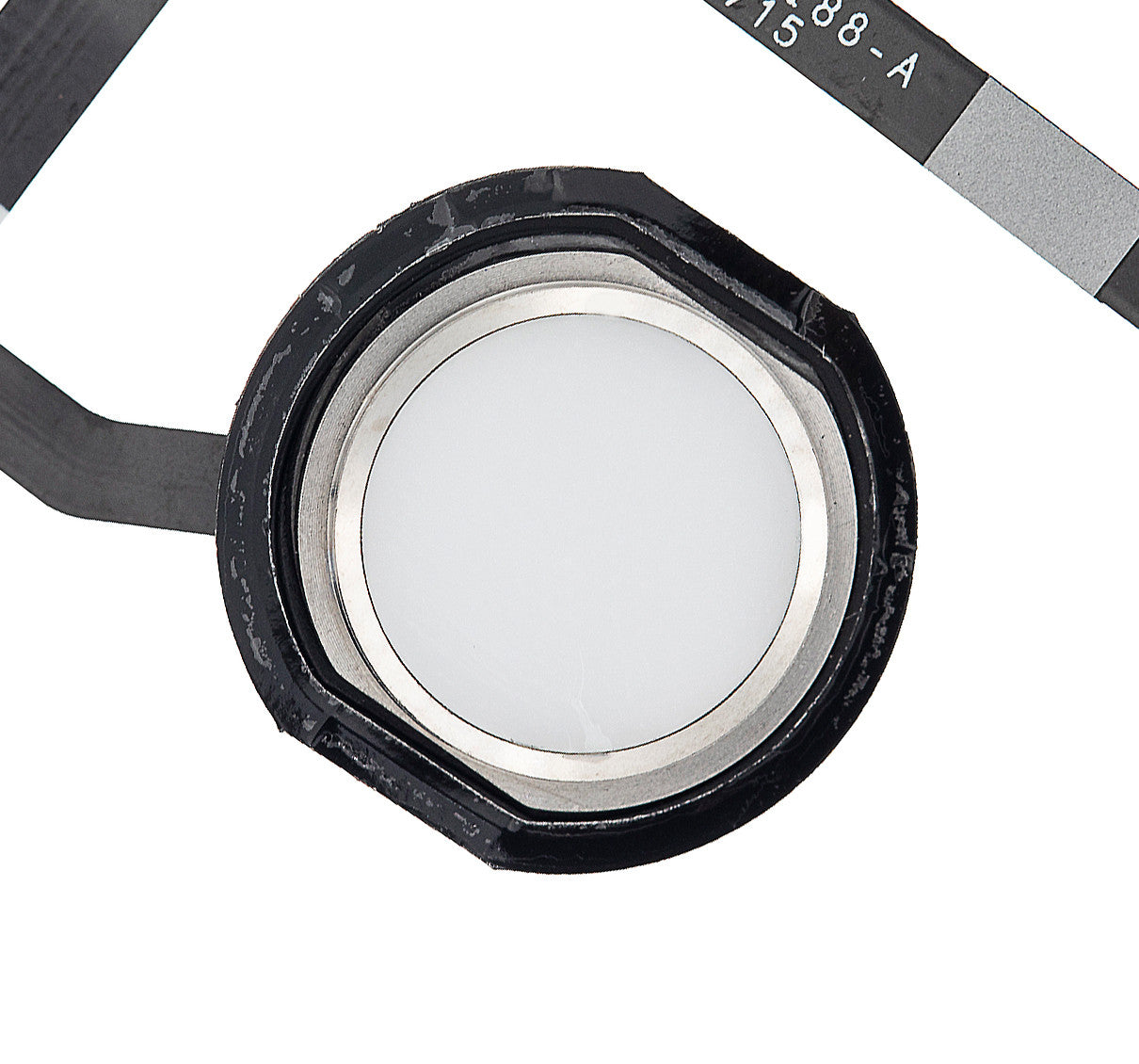 REPLACEMENT FOR IPAD AIR 2 / IPAD MINI 4 / IPAD PRO 12.9" HOME BUTTON ASSEMBLY WITH FLEX CABLE RIBBON - SILVER