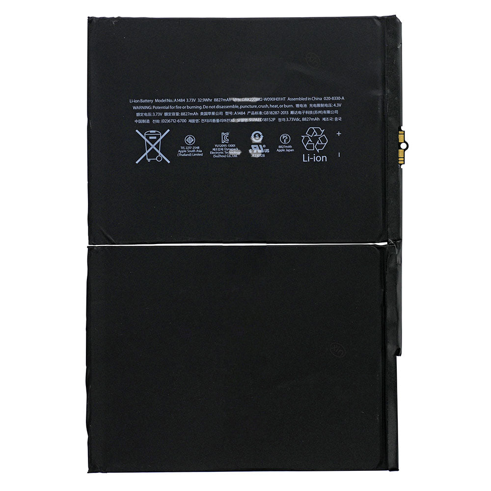 REPLACEMENT FOR IPAD AIR/IPAD 5/IPAD 6/IPAD 7/IPAD 8 BATTERY 8827MAH