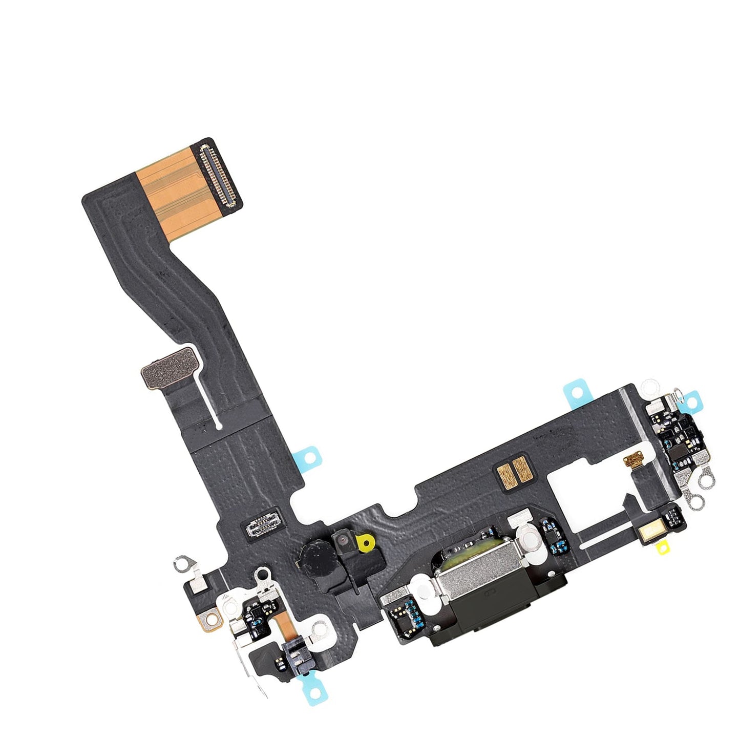 REPLACEMENT FOR IPHONE 12/12 PRO USB CHARGING FLEX CABLE - BLACK