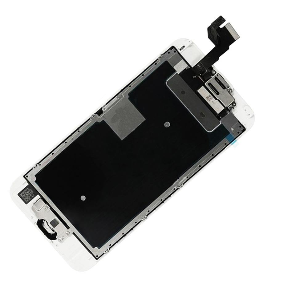 REPLACEMENT FOR IPHONE 6S LCD SCREEN FULL ASSEMBLY WITH ROSE RING HOME BUTTON - WHITE - EXPRESS PARTS -WHOLESALE CELLPHONE REPAIR PARTS