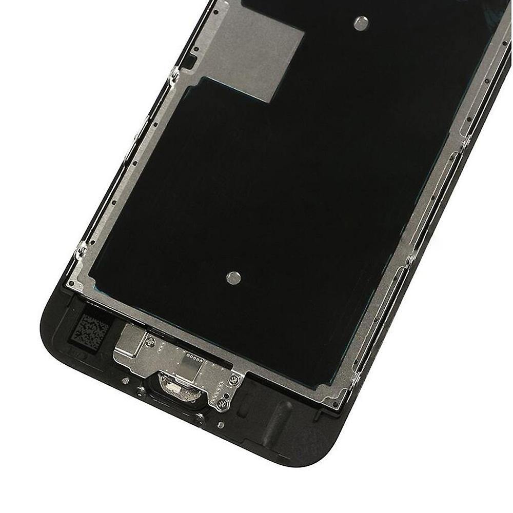 REPLACEMENT FOR IPHONE 6S PLUS LCD SCREEN FULL ASSEMBLY WITH BLACK RING HOME BUTTON - BLACK - EXPRESS PARTS -WHOLESALE CELLPHONE REPAIR PARTS