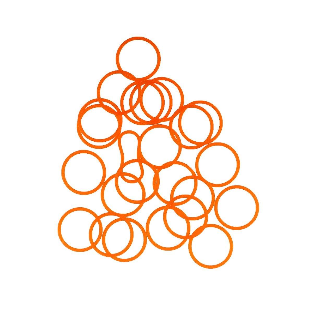 REPLACEMENT FOR IPHONE 77P SIDE BUTTONS WATERPROOF RUBBER ORANGE RING - EXPRESS PARTS -WHOLESALE CELLPHONE REPAIR PARTS