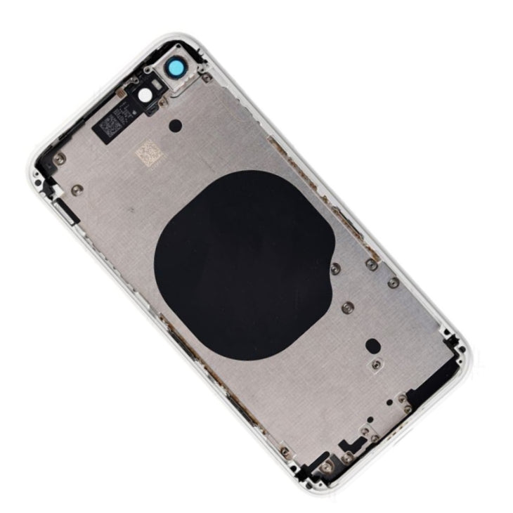 REPLACEMENT FOR IPHONE 8 BACK COVER WITH FRAME ASSEMBLY - SILVER