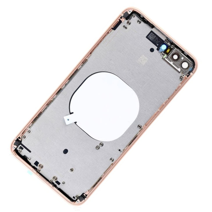 תחליף לאייפון 8 פלוס כיסוי אחורי עם מכלול מסגרת - זהב