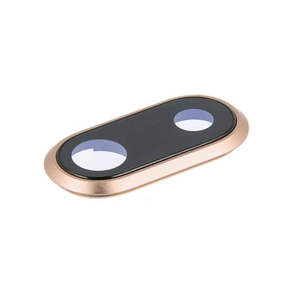 REPLACEMENT FOR IPHONE 8 PLUS REAR CAMERA HOLDER WITH LENS - GOLD