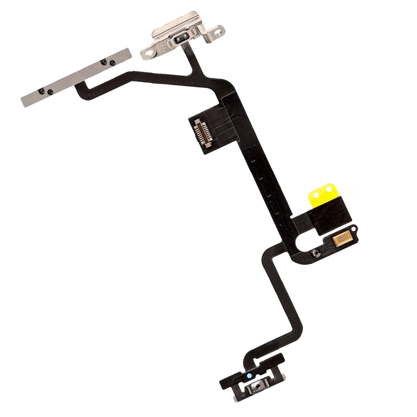 REPLACEMENT FOR IPHONE 8 POWERVOLUME BUTTON FLEX CABLE WITH METAL BRACKET ASSEMBLY