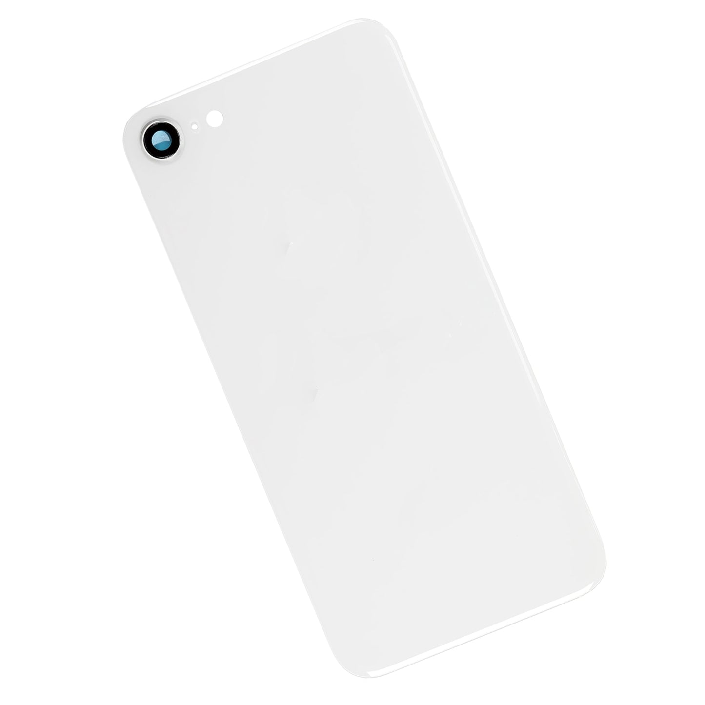 החלפה לאייפון 8/SE כיסוי אחורי 2 עם מחזיק מצלמה - כסף