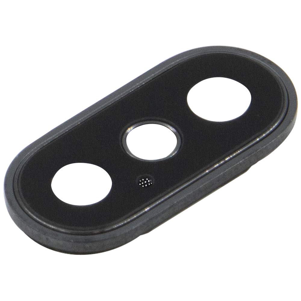 REPLACEMENT FOR IPHONE X REAR CAMERA HOLDER WITH LENS - SPACE GRAY