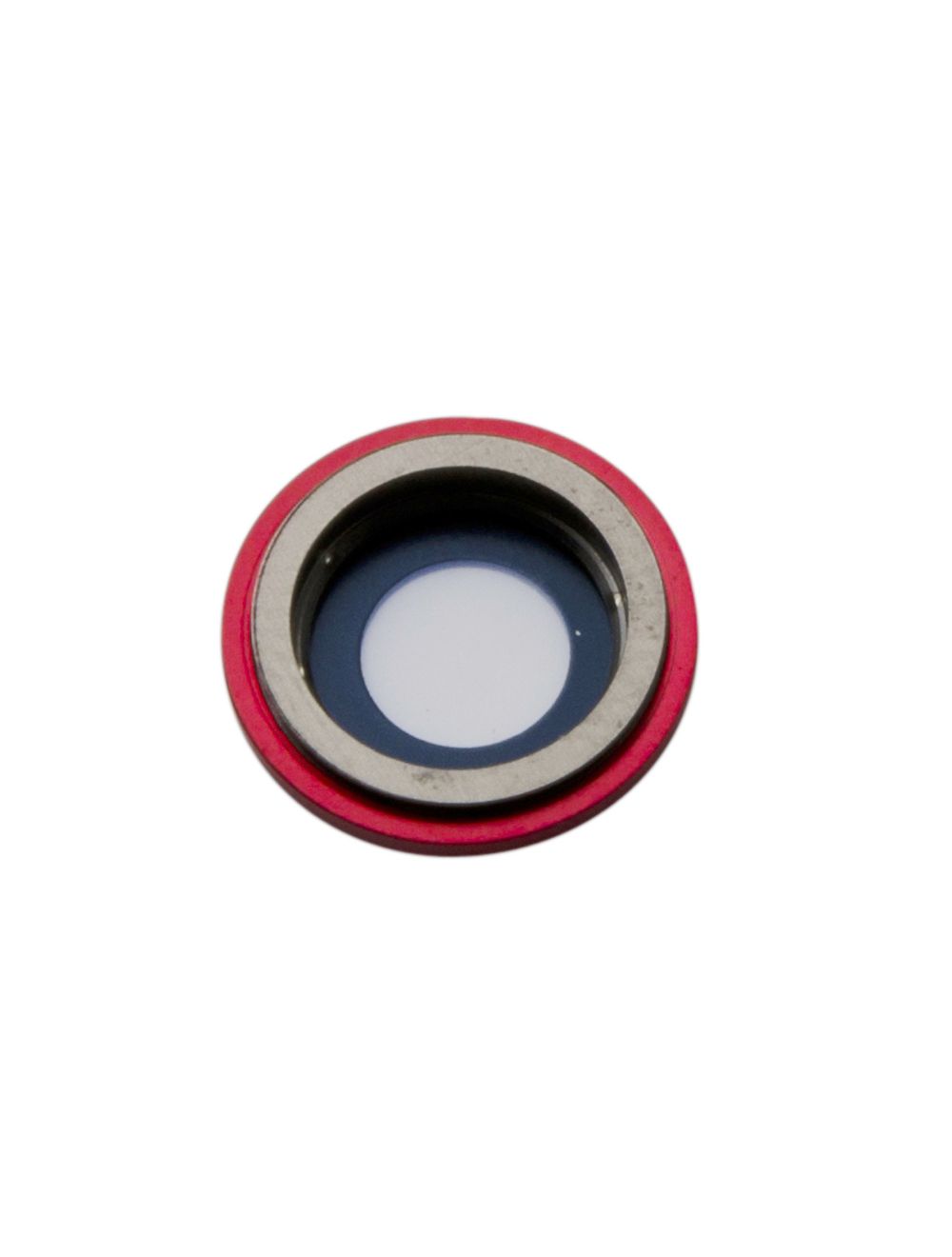 REPLACEMENT FOR IPHONE XR REAR FACING CAMERA LENS WITH BEZEL - RED