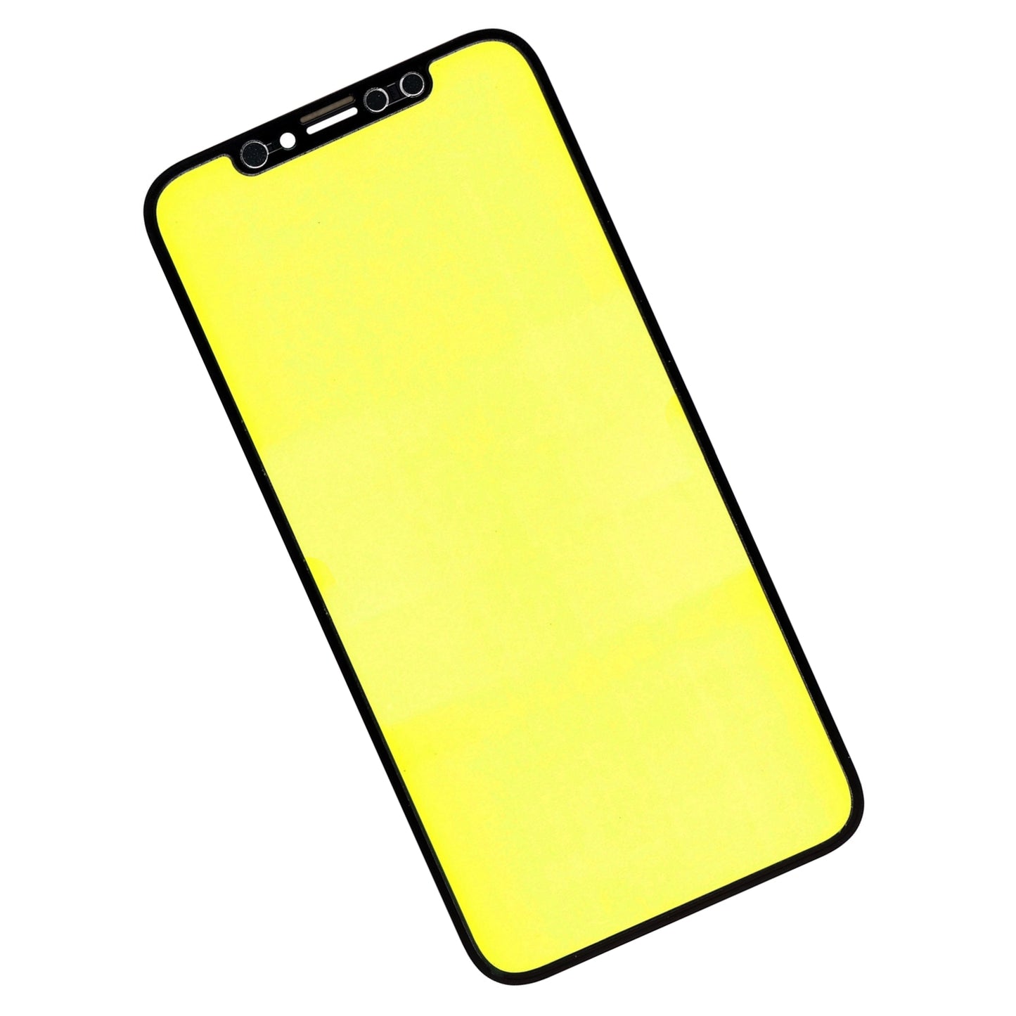 REPLACEMENT FOR IPHONE XS FRONT GLASS LENS - BLACK