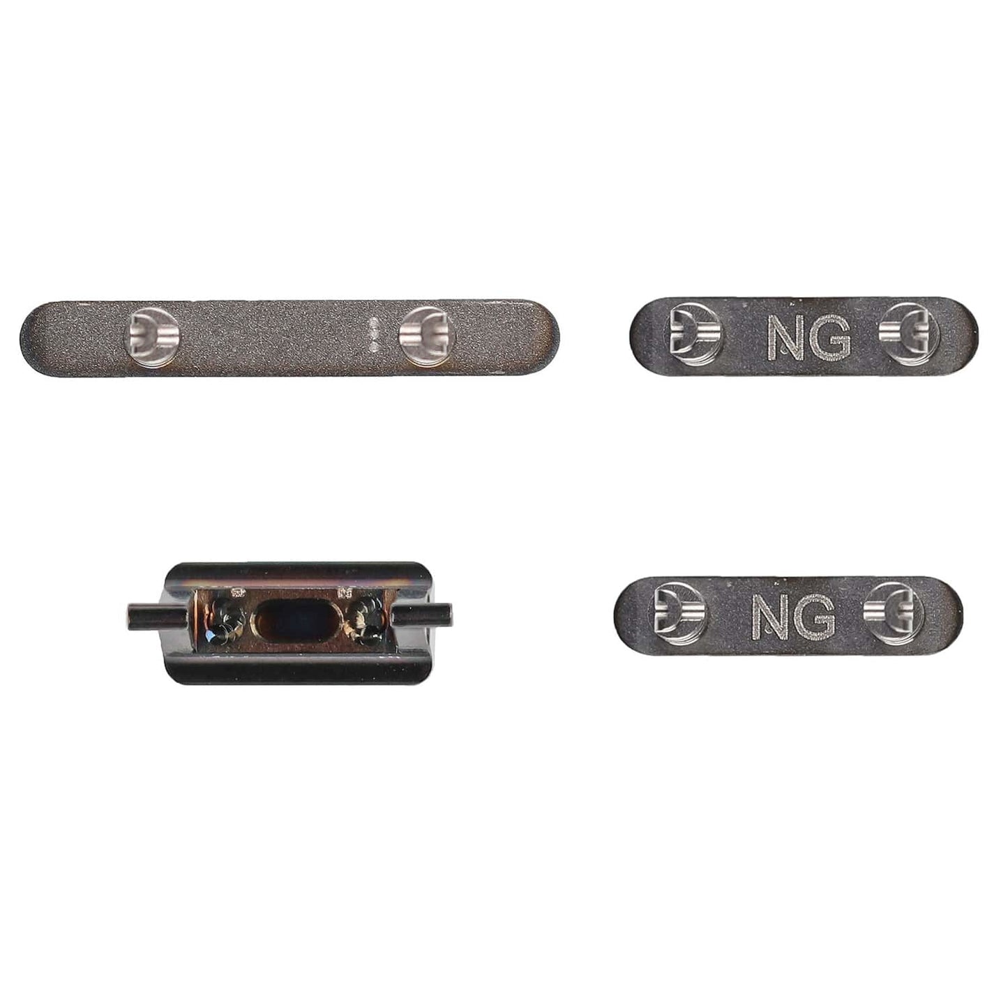 REPLACEMENT FOR IPHONE X SIDE BUTTONS SET - SPACE GRAY