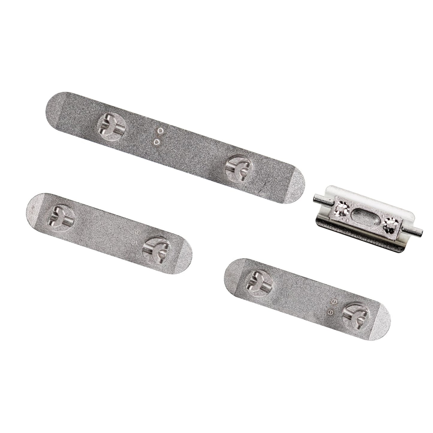 REPLACEMENT FOR IPHONE XS MAX SIDE BUTTONS SET - SILVER