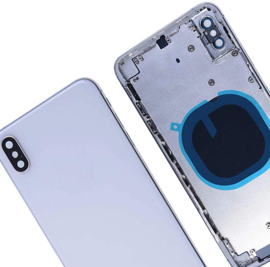 REPLACEMENT FOR IPHONE XS REAR HOUSING WITH FRAME - SILVER