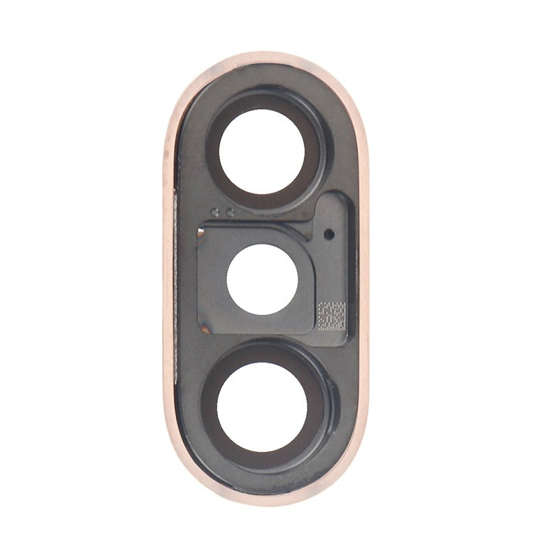 REPLACEMENT FOR IPHONE XSXS MAX REAR FACING CAMERA LENS WITH BEZEL - GOLD