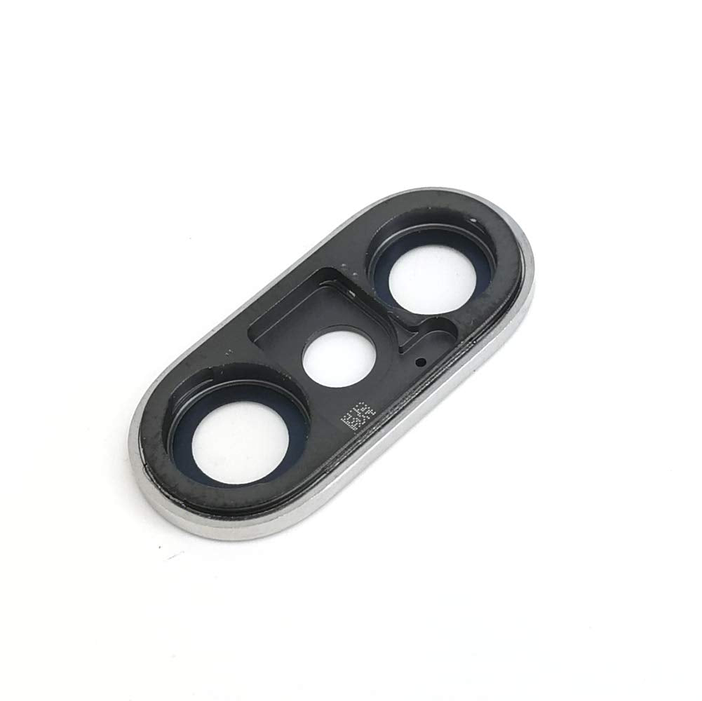REPLACEMENT FOR IPHONE XS/XS MAX REAR FACING CAMERA LENS WITH BEZEL - SILVER