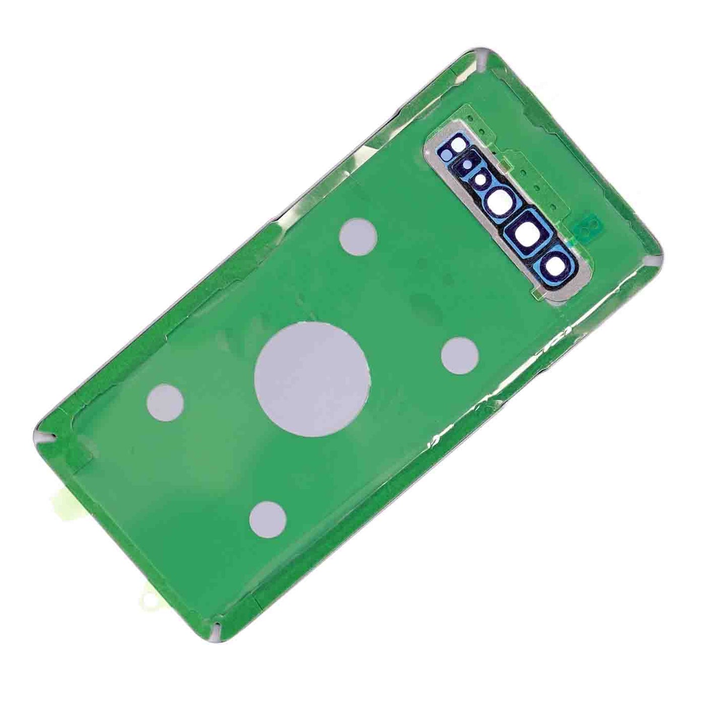 החלפה לדלת סוללה של SAMSUNG GALAXY S10 5G עם זכוכית מצלמה - כתר כסף