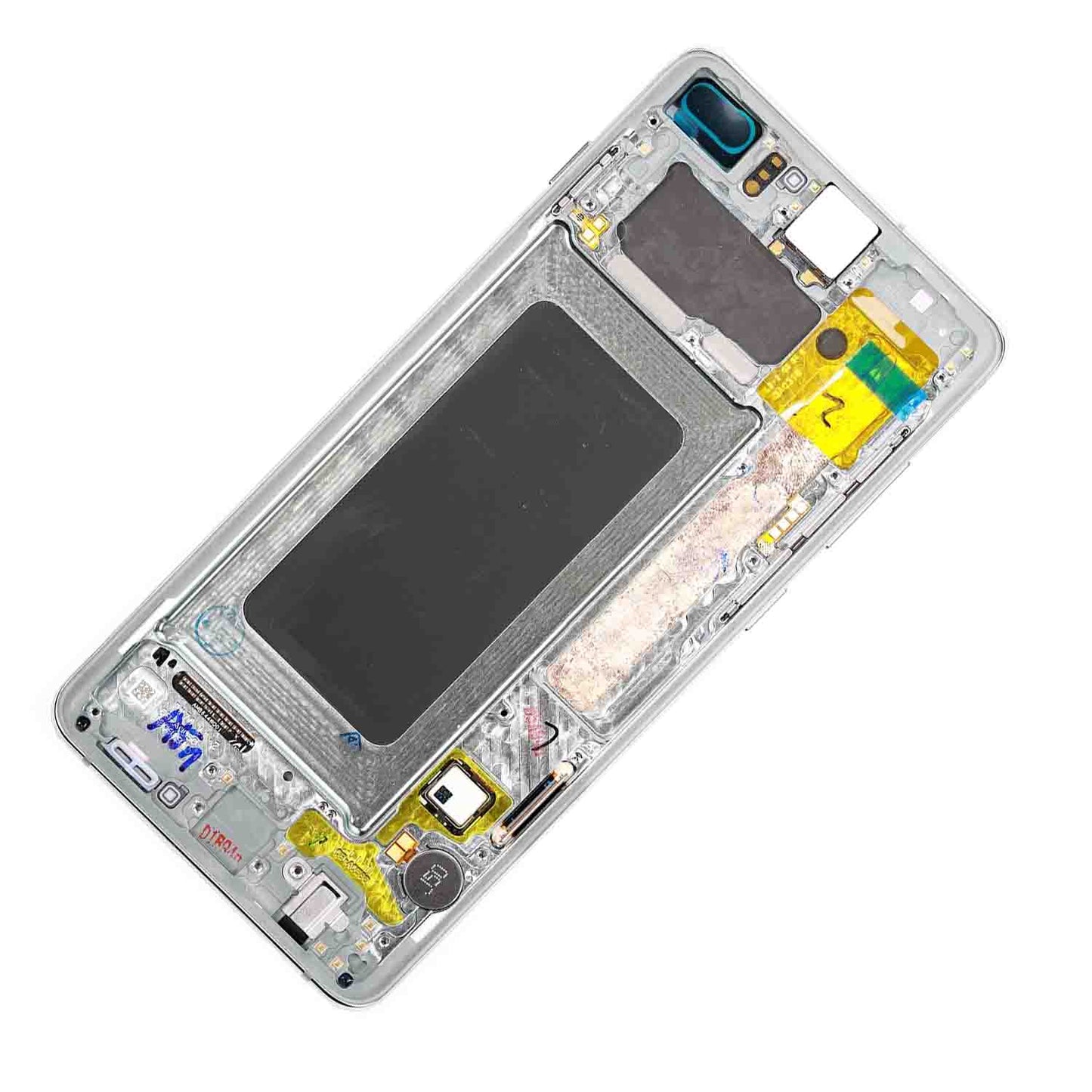 תחליף למכלול מסך דיגיטיזר SAMSUNG GALAXY S10 פלוס OLED עם מסגרת - ירוק אמרלד