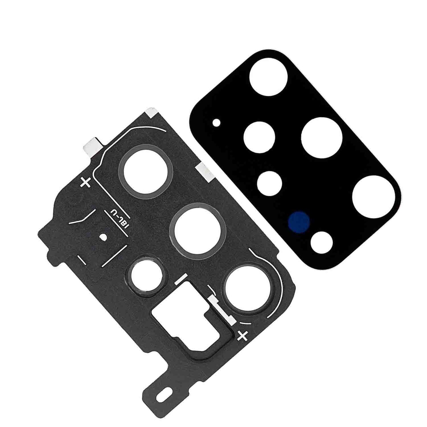 תחליף למחזיק מצלמה אחורית של SAMSUNG GALAXY S20 PLUS עם עדשה - שחור