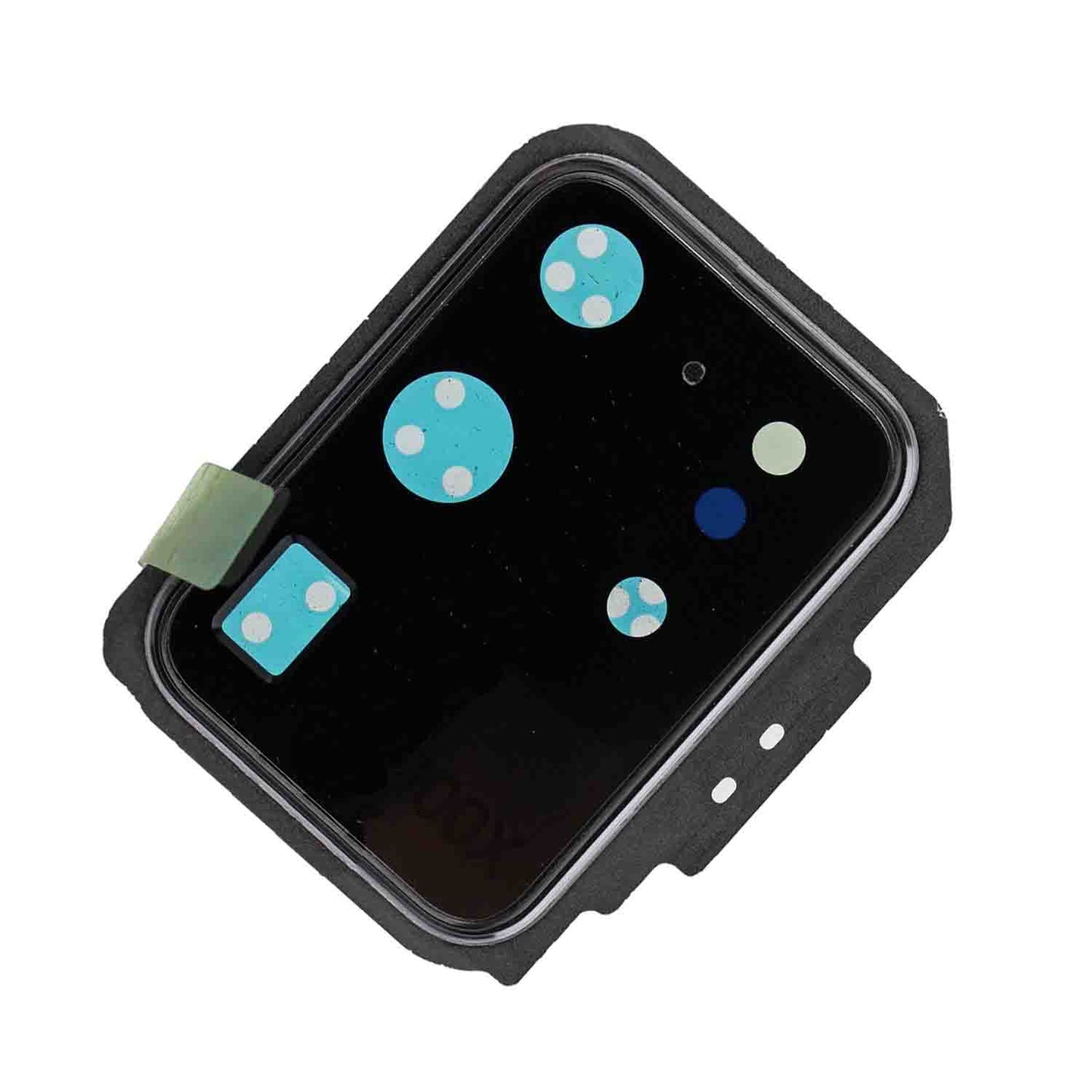 תחליף למחזיק מצלמה אחורית SAMSUNG GALAXY S20 ULTRA עם עדשה - שחור קוסמי