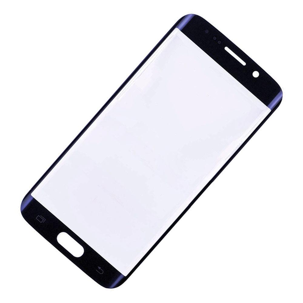 תחליף לעדשת הזכוכית הקדמית של SAMSUNG GALAXY S6 EDGE - כחול אבן