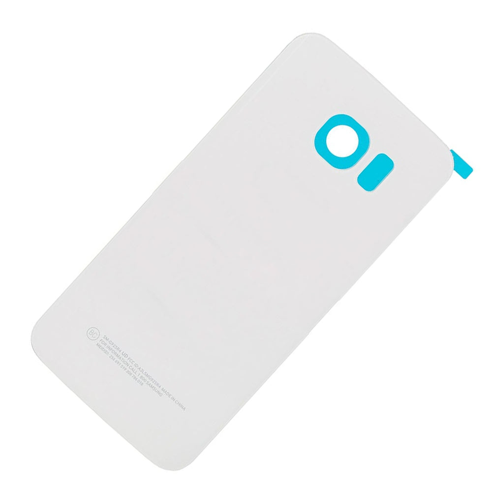 תחליף לדלת סוללה של SAMSUNG GALAXY S6 EDGE SM-G925 עם לבן דבק