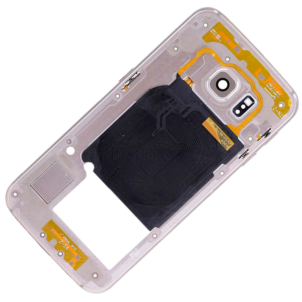 REPLACEMENT FOR SAMSUNG GALAXY S6 EDGE SM-G925 REAR HOUSING ASSEMBLY - GOLD