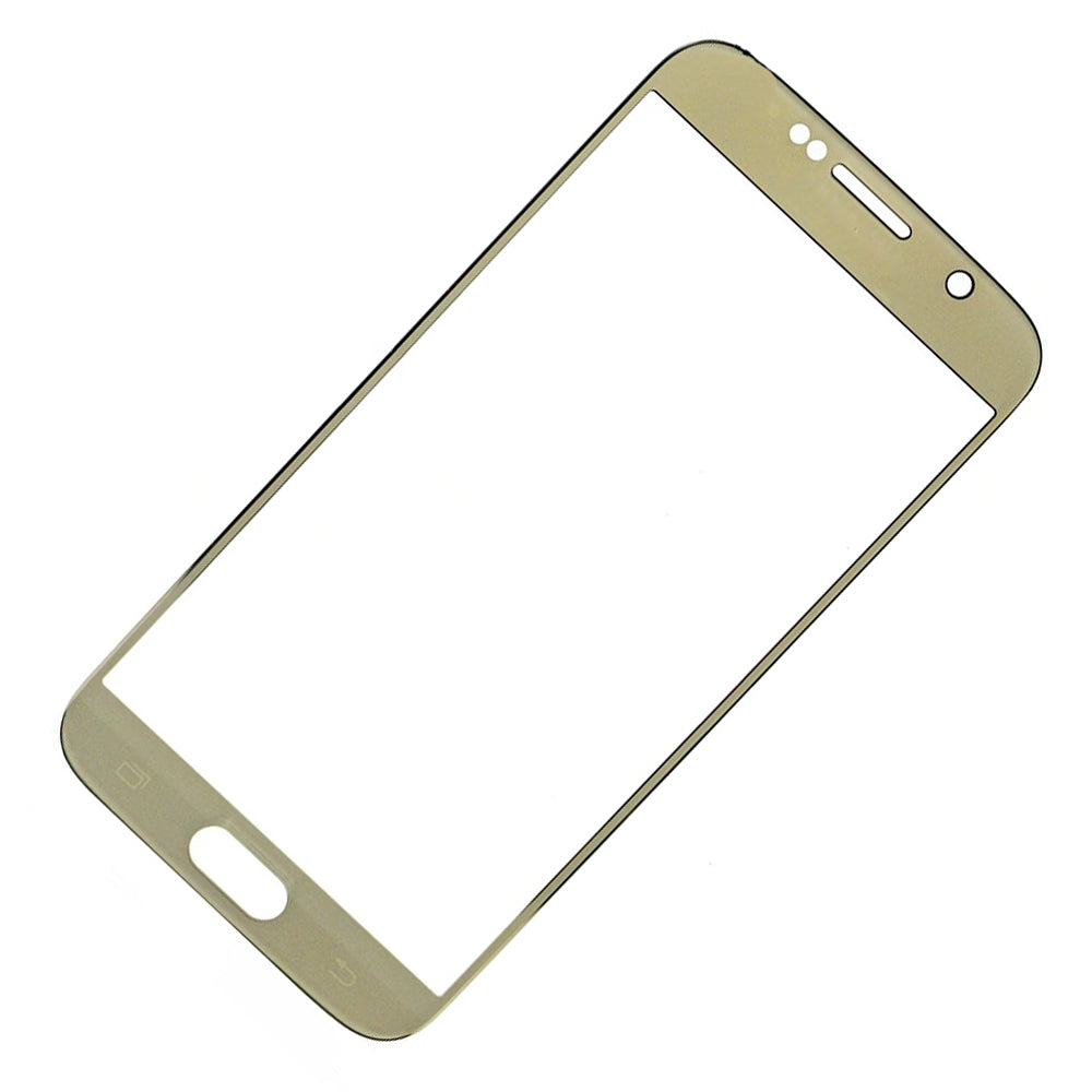 תחליף לעדשת זכוכית קדמית של SAMSUNG GALAXY S6 - זהב