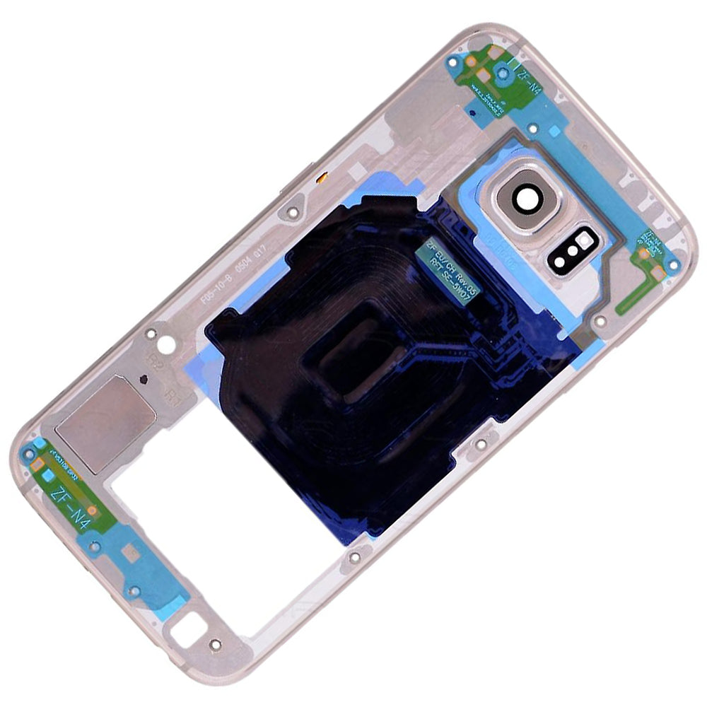 החלפה למכלול בית אחורי של SAMSUNG GALAXY S6 G920 - זהב