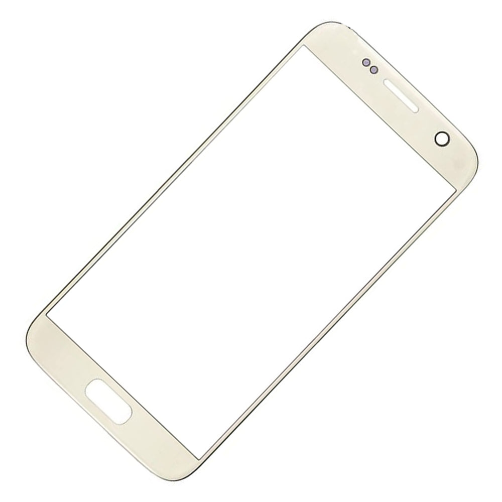 החלפת עדשת זכוכית קדמית של SAMSUNG GALAXY S7 עם לוגו - זהב