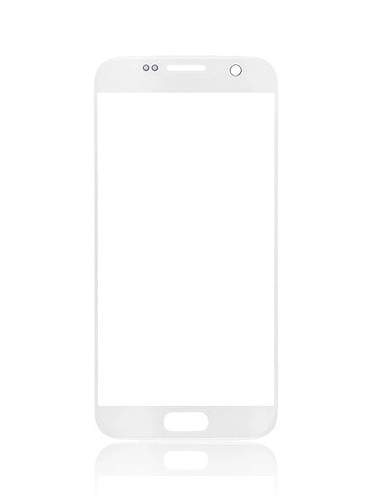החלפת עדשת זכוכית קדמית של SAMSUNG GALAXY S7 עם לוגו - לבן