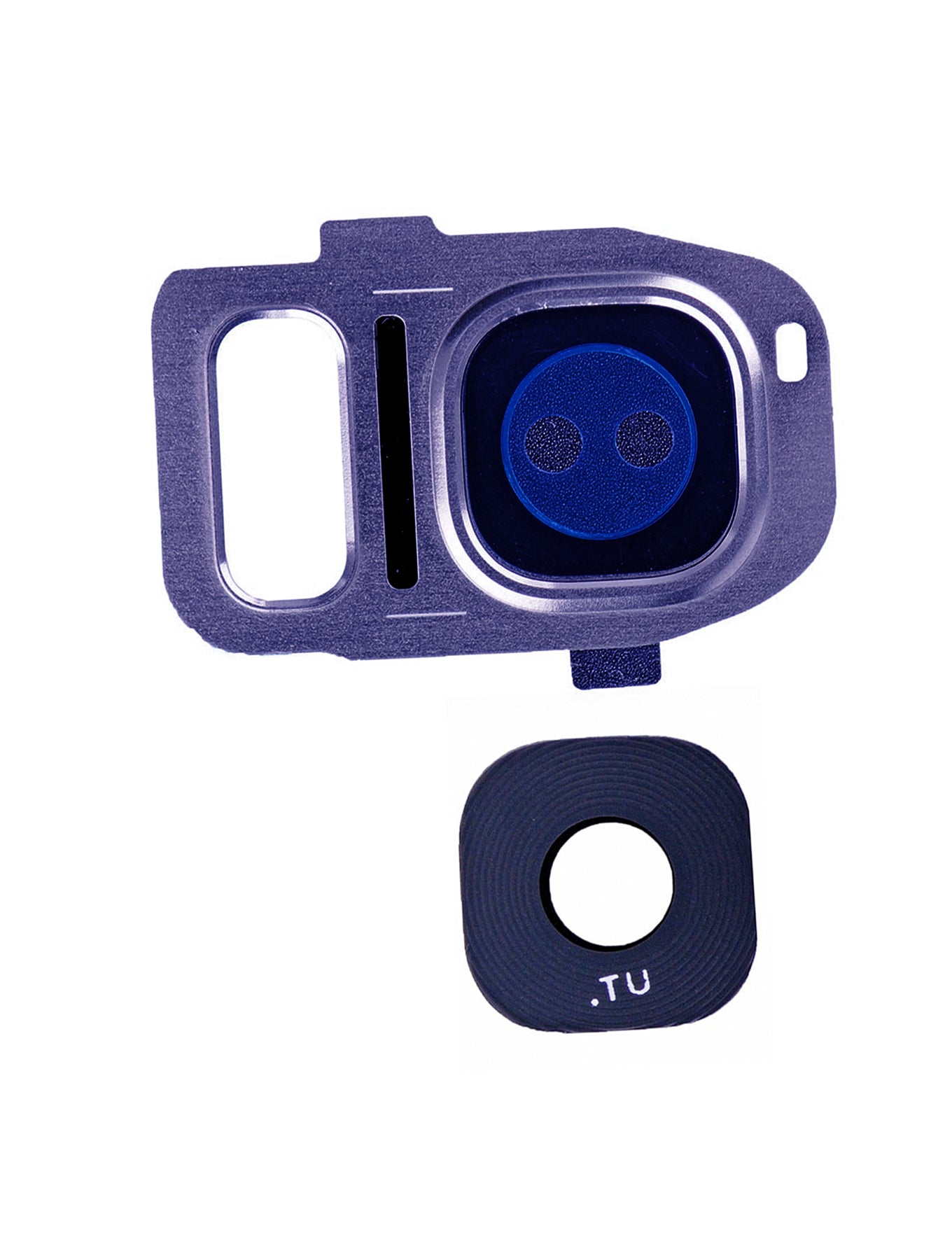 תחליף למחזיק מצלמה אחורית של SAMSUNG GALAXY S7/S7 EDGE עם עדשה - ספיר