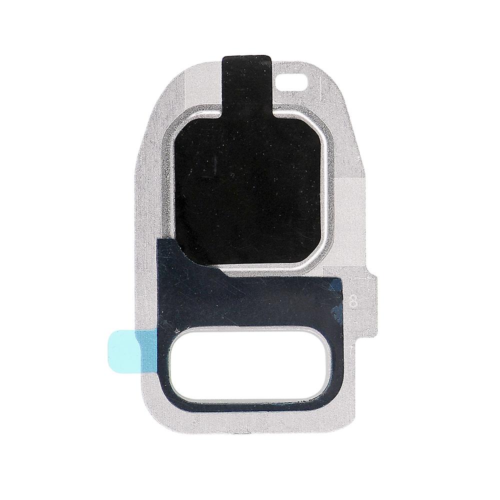 תחליף למחזיק מצלמה אחורית של SAMSUNG GALAXY S7/S7 EDGE עם עדשה - לבן