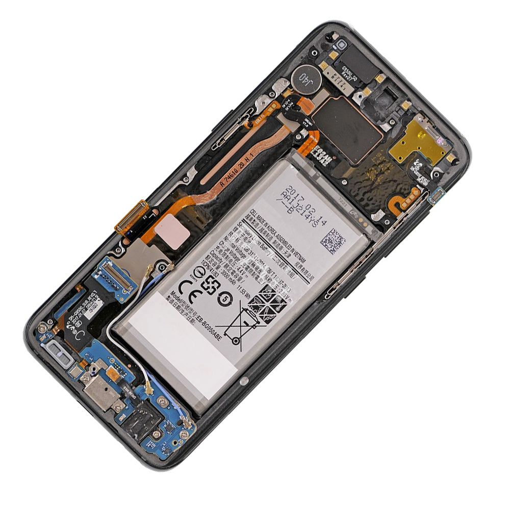 תחליף למכלול מסך LCD של SAMSUNG GALAXY S8 SM-G950 עם מסגרת - שחור