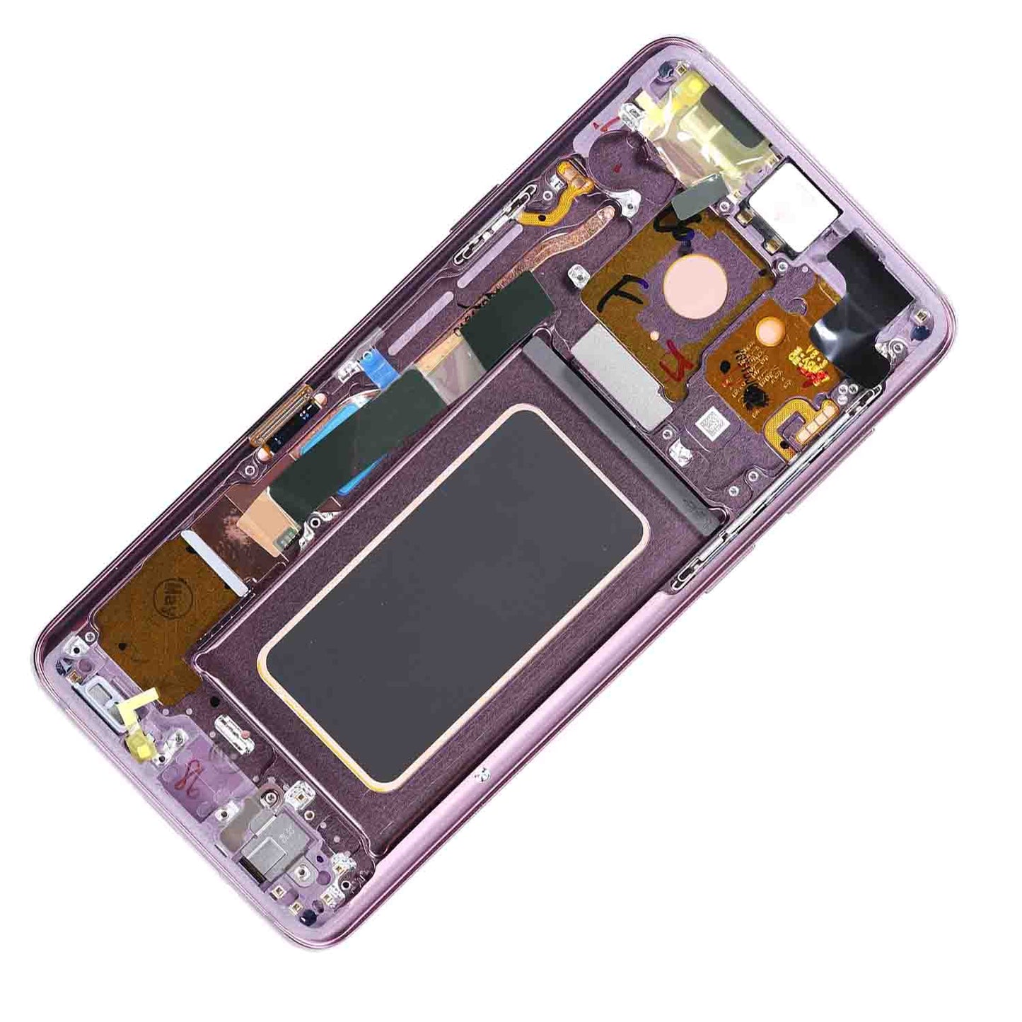 תחליף למכלול מסך דיגיטלי מסך LCD של SAMSUNG GALAXY S9 PLUS SM-965 עם מסגרת - סגול