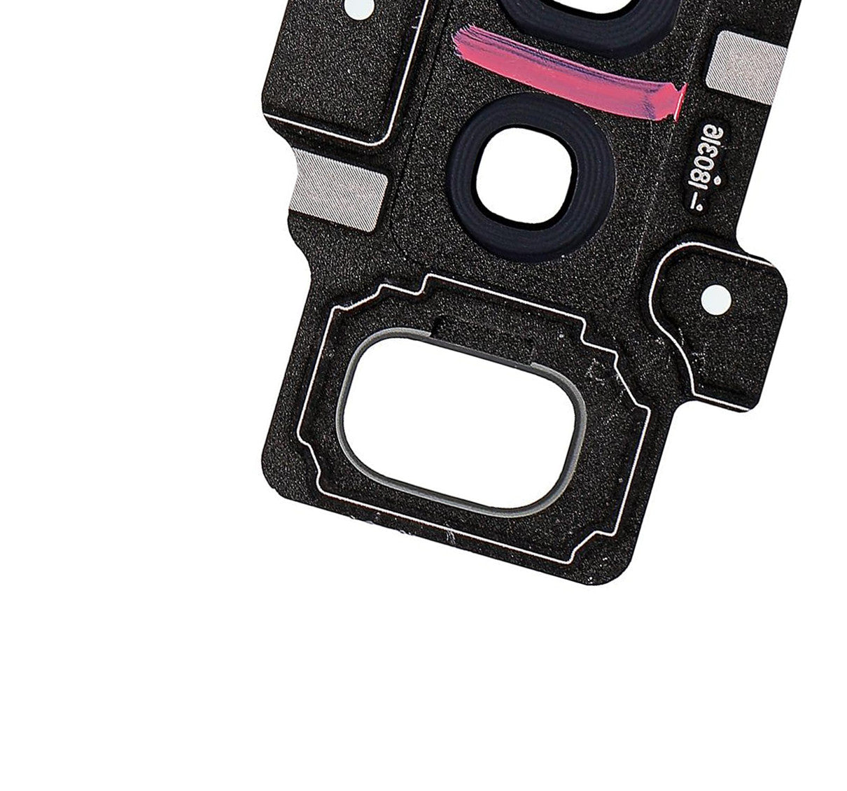 תחליף למחזיק מצלמה אחורית של SAMSUNG GALAXY S9 PLUS SM-G965 עם עדשה - שחור