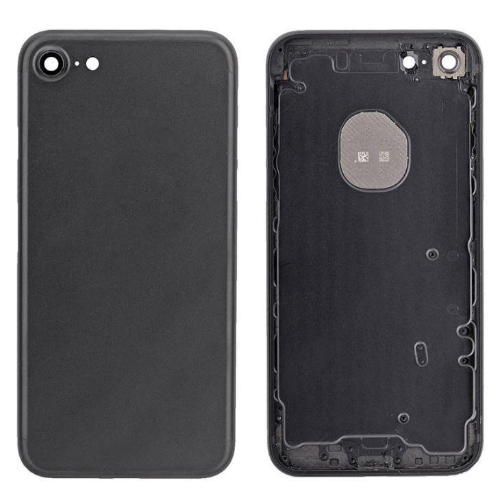 REPLACEMENT FOR IPHONE 7 BACK COVER FULL ASSEMBLY - BLACK - EXPRESS PARTS -WHOLESALE CELLPHONE REPAIR PARTS