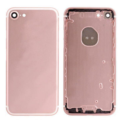REPLACEMENT FOR IPHONE 7 BACK COVER FULL ASSEMBLY - BLACK - EXPRESS PARTS -WHOLESALE CELLPHONE REPAIR PARTS