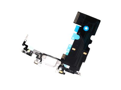 REPLACEMENT FOR IPHONE SE 2ND USB CHARGING FLEX CABLE - WHITE - EXPRESS PARTS -WHOLESALE CELLPHONE REPAIR PARTS