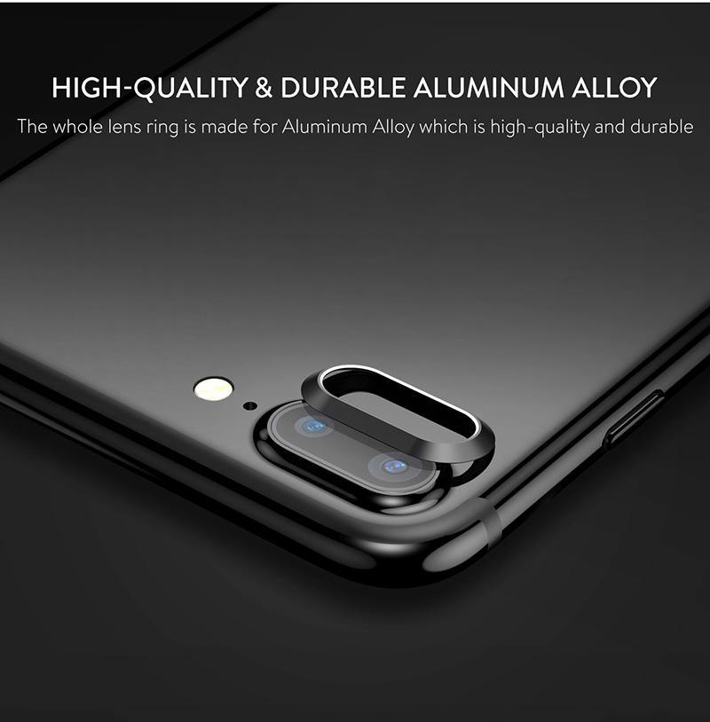 LUXURY METAL REAR CAMERA LENS PROTECTIVE RING COVER FOR IPHONE 7 PLUS - EXPRESS PARTS -WHOLESALE CELLPHONE REPAIR PARTS