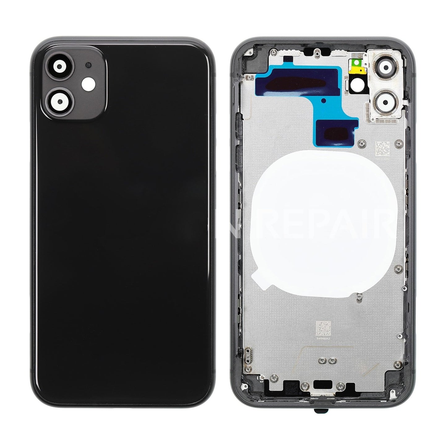 ORIGINAL REPLACEMENT FOR IPHONE 11 REAR HOUSING WITH FRAME - EXPRESS PARTS -WHOLESALE CELLPHONE REPAIR PARTS