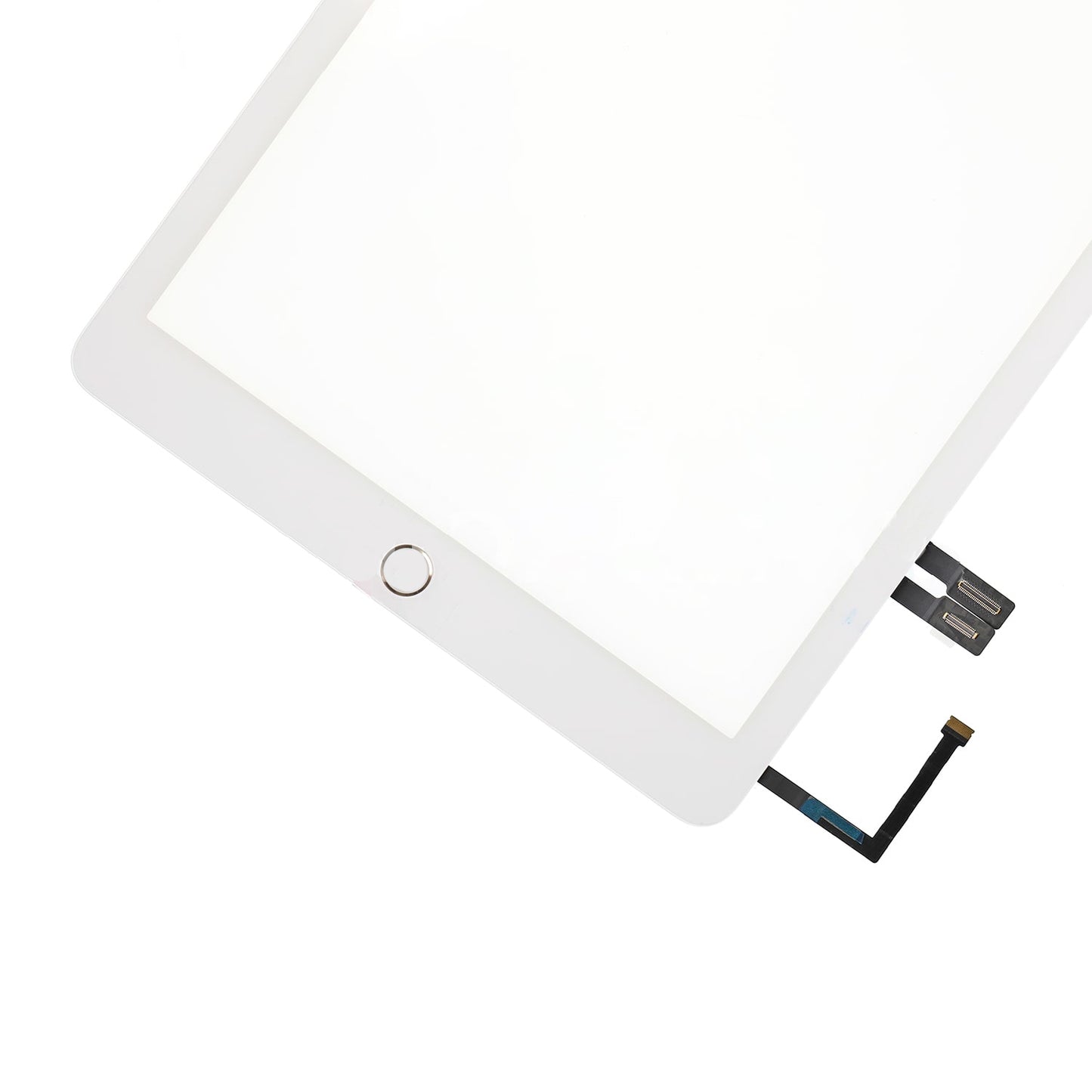 החלפה להרכבת מסך מגע של אייפד 6 עם מכלול כפתורי בית זהב - לבן