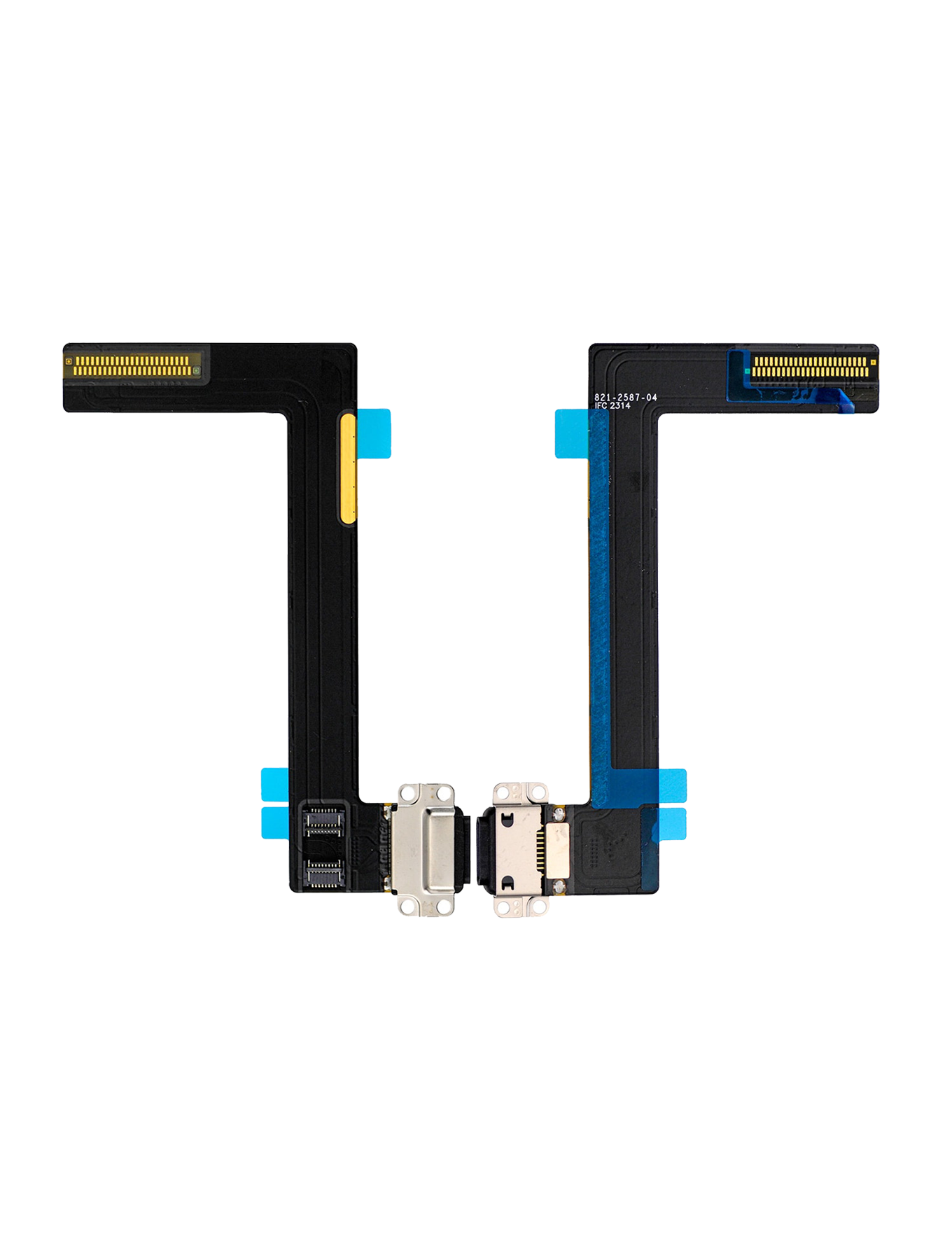 REPLACEMENT FOR IPAD AIR 2 DOCK CONNECTOR FLEX CABLE - BLACK