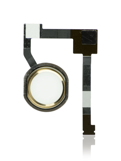 REPLACEMENT FOR IPAD AIR 2/IPAD MINI 4 / IPAD PRO 12.9" HOME BUTTON ASSEMBLY WITH FLEX CABLE RIBBON - GOLD