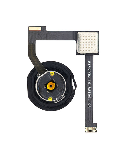 REPLACEMENT FOR IPAD AIR 2 / IPAD MINI 4 / IPAD PRO 12.9" HOME BUTTON ASSEMBLY WITH FLEX CABLE RIBBON - BLACK