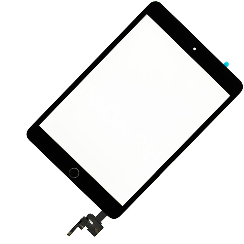 החלפה למכלול ה-IPAD MINI 3 DIGITIZER עם מכלול תחתית הבית שחור - שחור