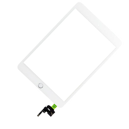 החלפה למכלול ה-IPAD MINI 3 digitizer עם מכלול ביתי כסף - לבן