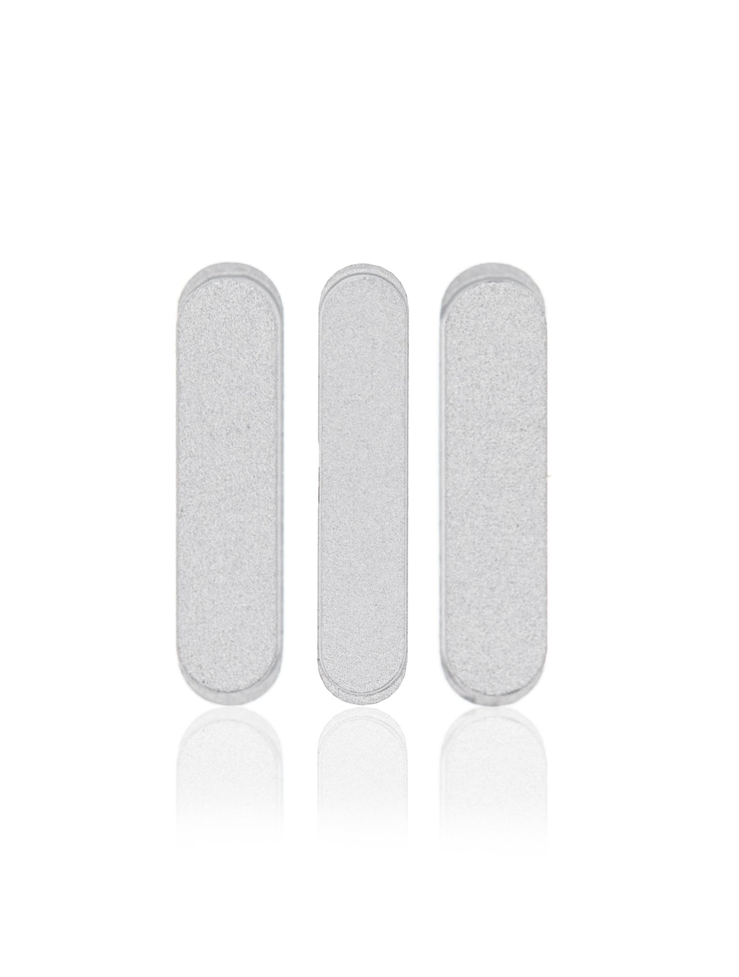 תחליף ל-IPAD PRO 11" 1ST/12.9" סט כפתורים צד שלישי (3 יחידות/סט) - כסף