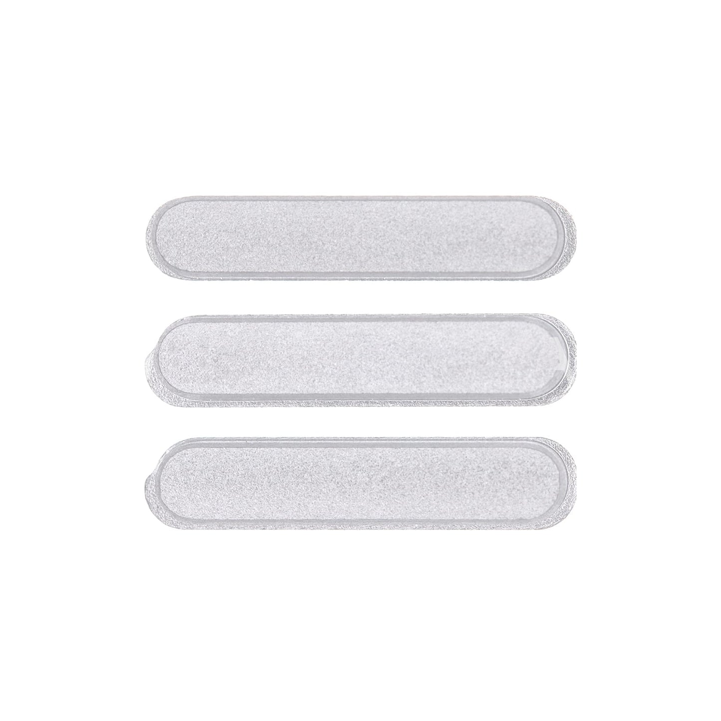 תחליף ל-IPAD PRO 12.9 אינץ' סט כפתורים צד שני (3 יחידות/סט) - כסף